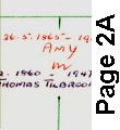 Rayner family tree done by Frank Watson Rayner - page 1A of 15