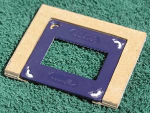 slide duplicator / negative scanner, completed slide holder